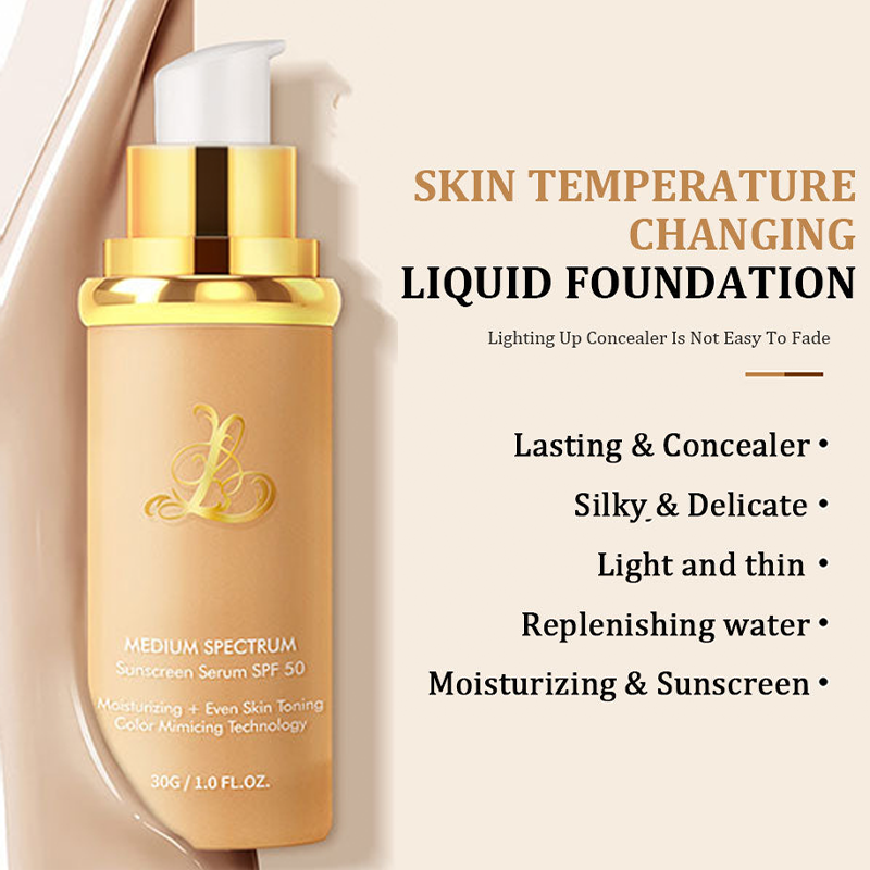 🔥Final 3 Hours: 70% OFF🔥 4 In 1 Color Changing Foundation(FREE BRUSH)